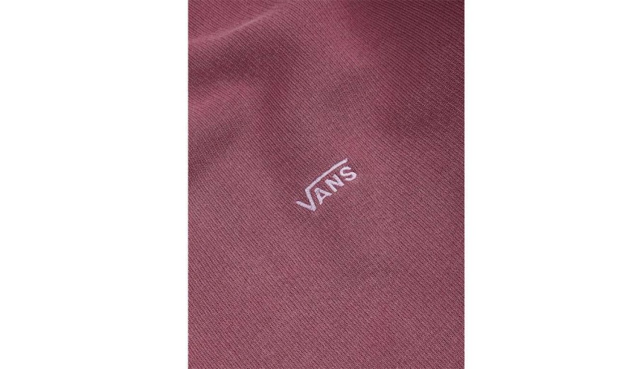 Clothing * | Vans Comfycush Washed Crewneck Excellent Burgundy