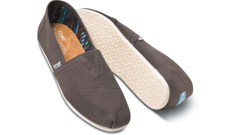 Men * | Toms Ash Canvas Alpargatas Online Brown