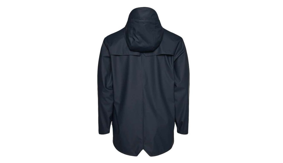 Clothing * | Rains Jacket Navy Low Price Blue