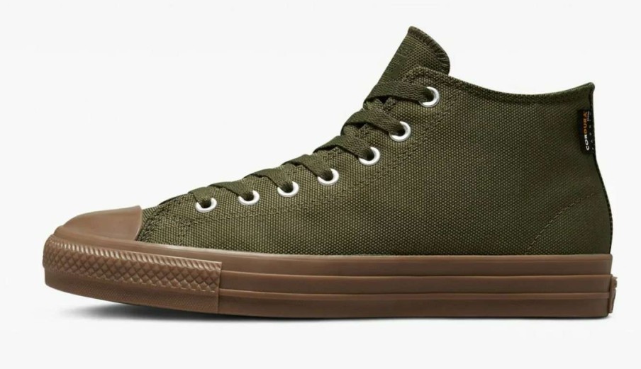 Men * | Converse All Star Pro Cordura Canvas Mid Discount Sale Green