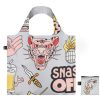 Bags * | Loqi Snask Tiger Snake Recycled Bag Closeout Sale Grey