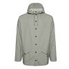 Clothing * | Rains Jacket Cement Discount Online Grey