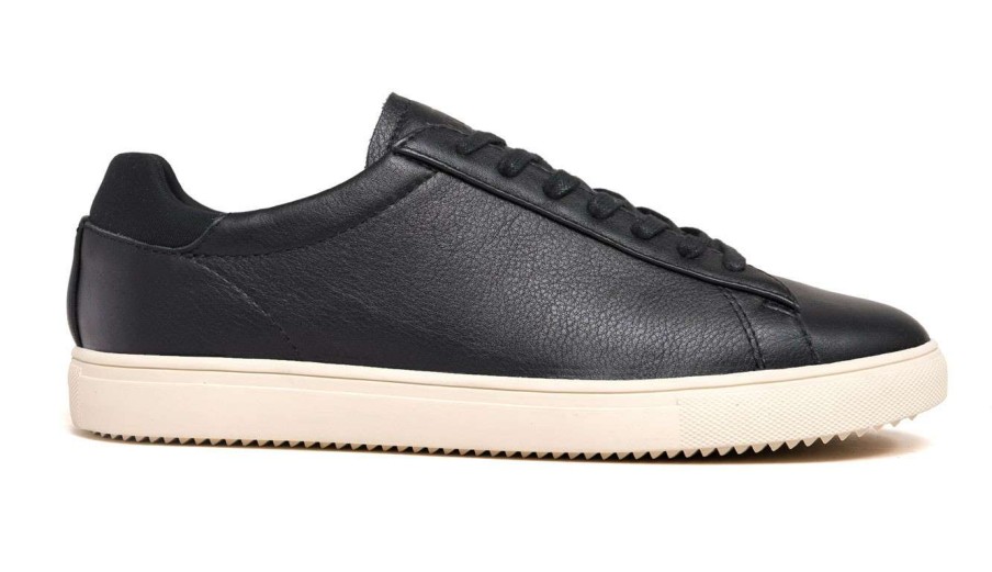 Men * | Clae Bradley Milled Tumbled Leather Discounts Black