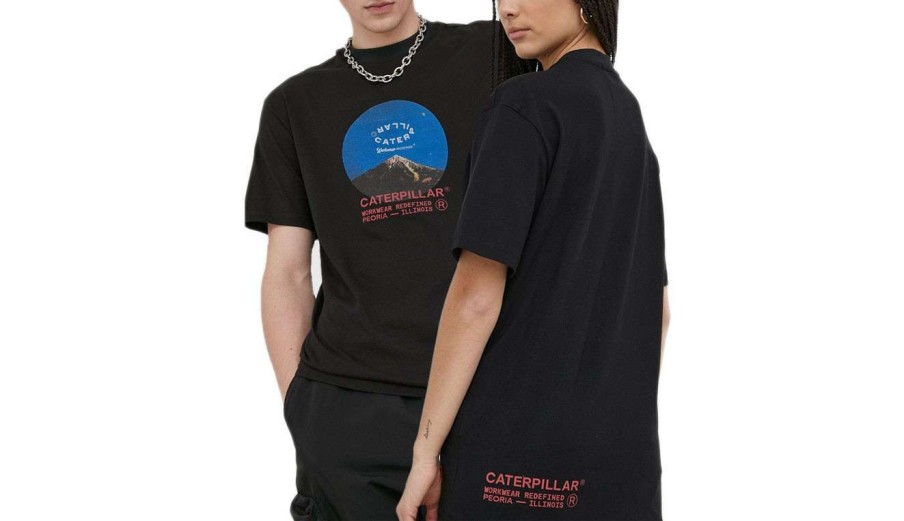 Clothing * | Caterpillar Workwear T-Shirt Top Sell Black