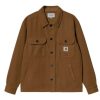 Clothing * | Carhartt Wip Wiston Shirt Jac Hamilton Best Sellers Brown