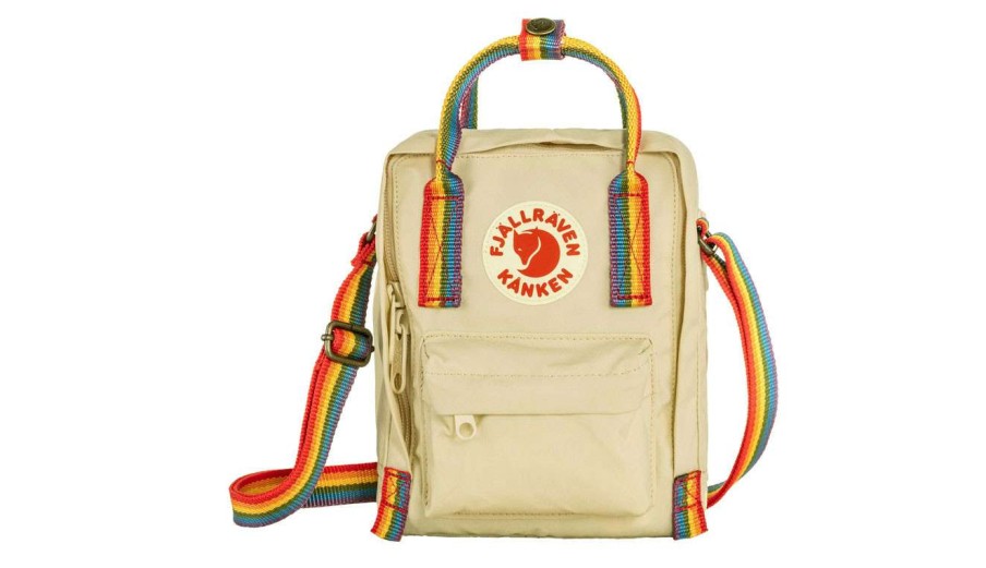 Bags * | Fjallraven Kanken Rainbow Sling Lower Prices White