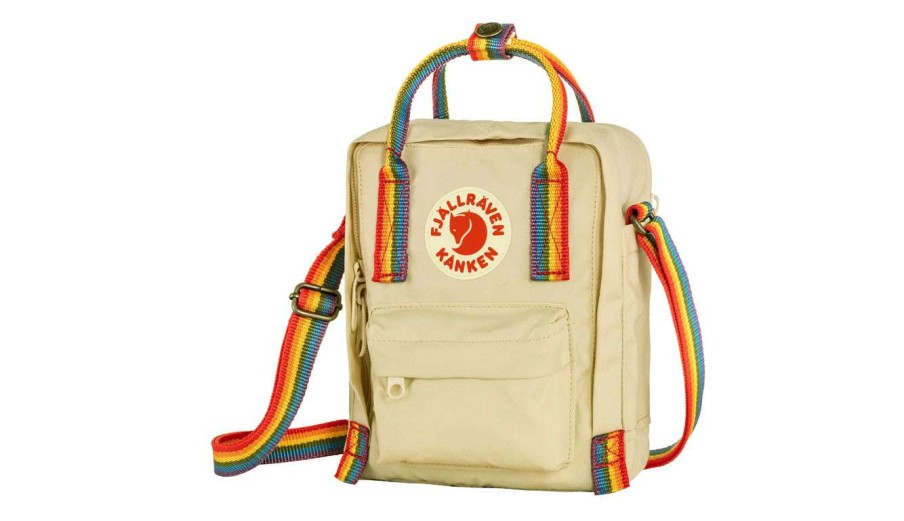 Bags * | Fjallraven Kanken Rainbow Sling Lower Prices White