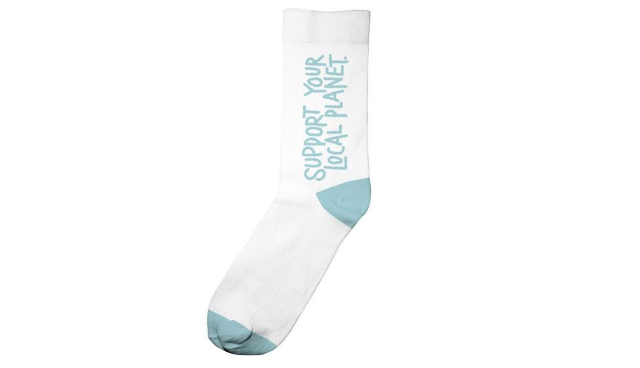 Clothing * | Dedicated Socks Sigtuna Local Planet Best Price White