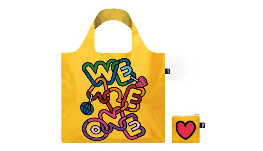 Bags * | Loqi Craig & Karl We Are One Recycled Bag Sale Yellow