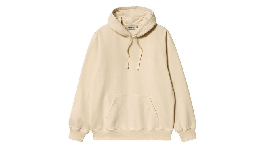 Clothing * | Carhartt Wip Hooded Marfa Sweatshirt Low Price Light Brown