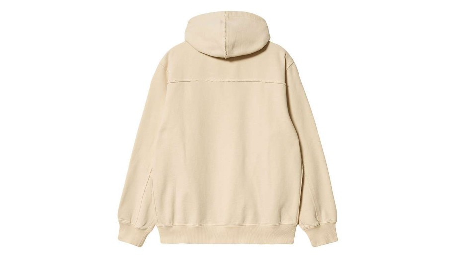 Clothing * | Carhartt Wip Hooded Marfa Sweatshirt Low Price Light Brown