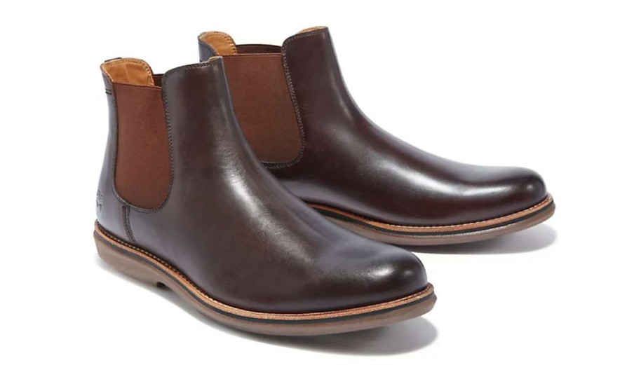 Men * | Timberland City Groove Chelsea Boot Discount Sale Brown