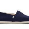 Men * | Toms Alpargata Speckled Linen Crazy Deals Blue