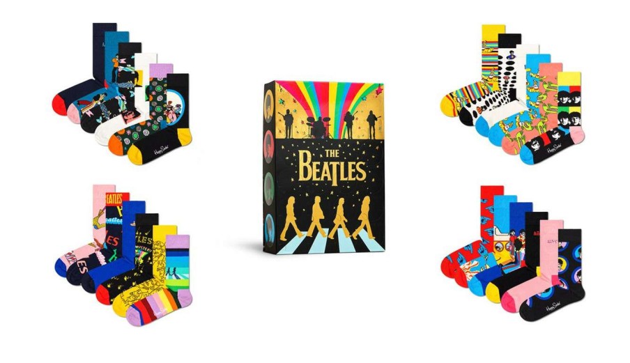 Clothing * | Happy Socks Beatles Collector'S 24-Pack Gift Set Reliable Quality Multicolor