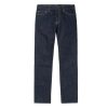 Clothing * | Carhartt Wip Klondike Pant Rinsed Good Quality Blue