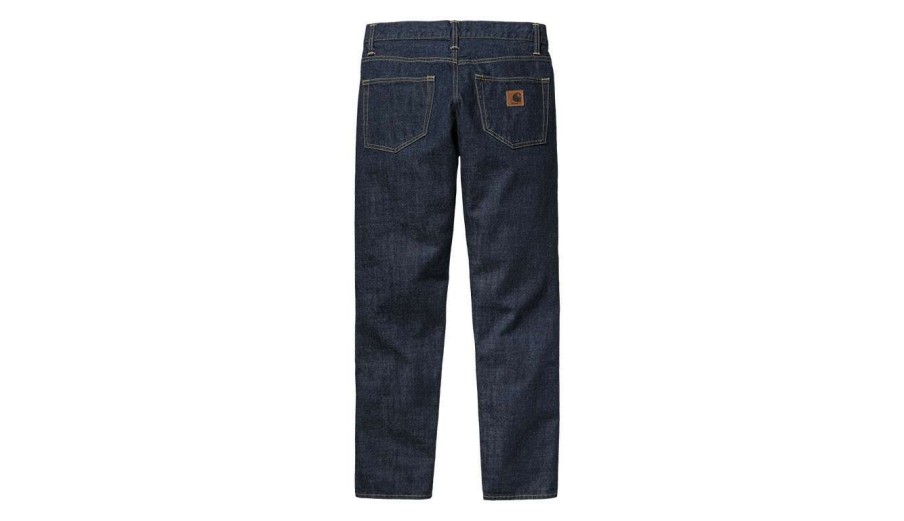 Clothing * | Carhartt Wip Klondike Pant Rinsed Good Quality Blue