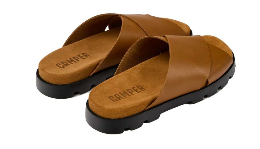 Men * | Camper Brutus Sandal High Quality Brown