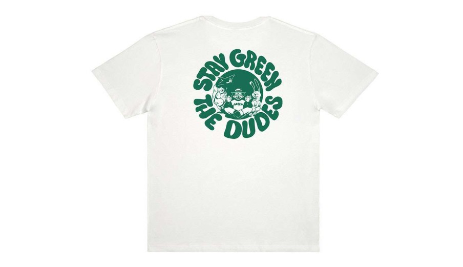 Clothing * | The Dudes Stay Green Online Sales White