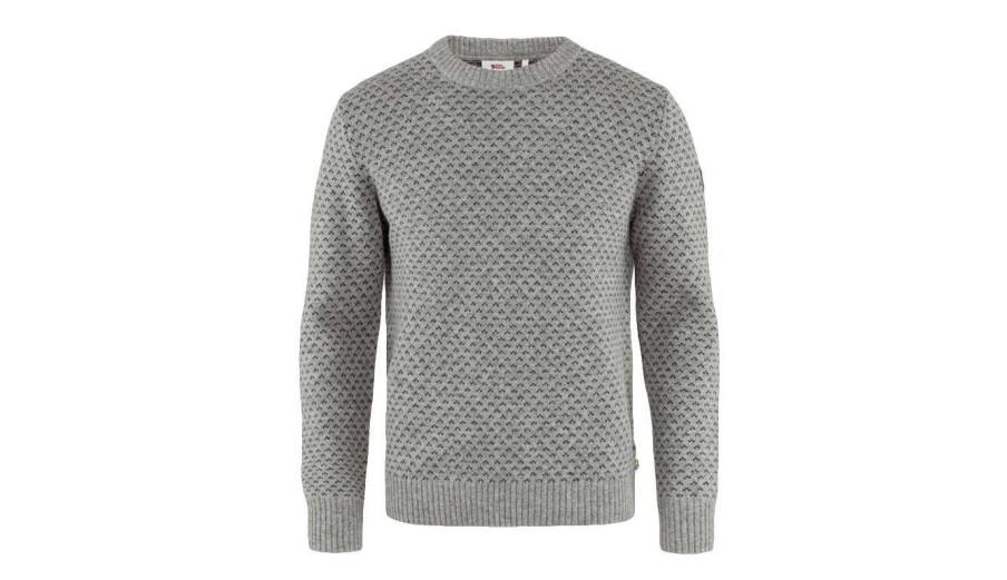 Clothing * | Fjallraven Ovik Nordic Sweater Exclusive Design Grey