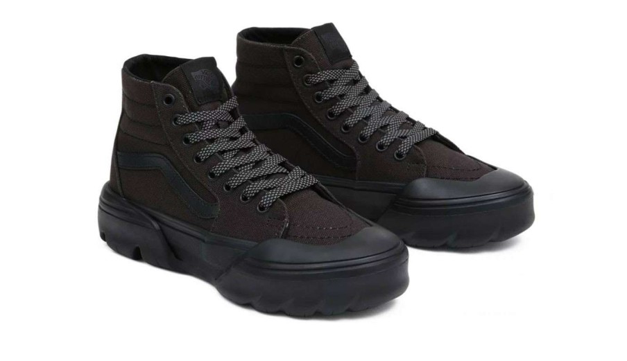 Men * | Vans Sk8-Hi Tapered Heavy Canvas Discount Online Black