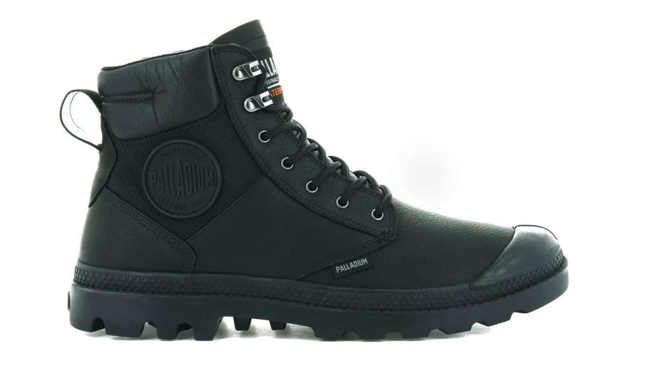 Men * | Palladium Pampa Shield Wp + Lth Top Sellers Black