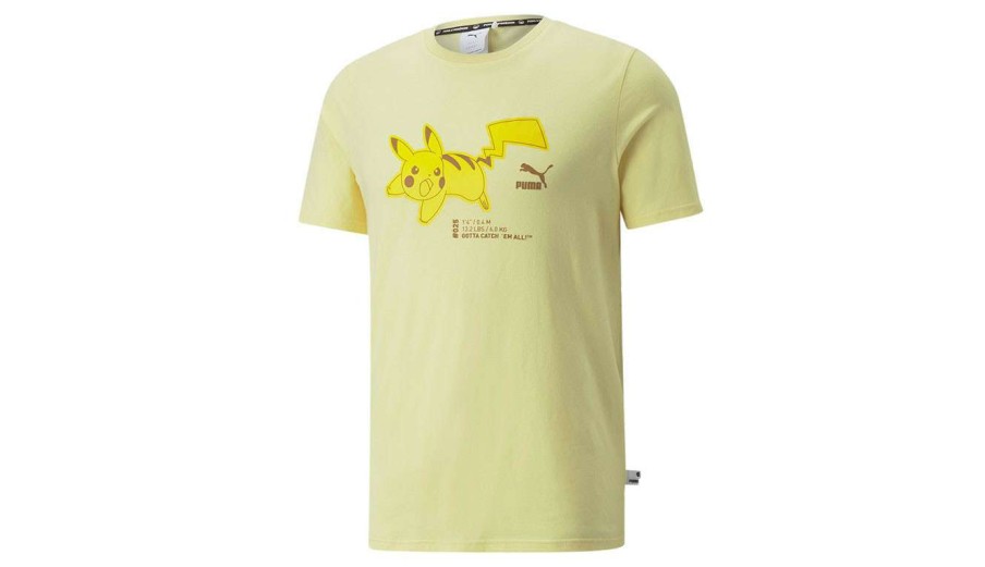 Clothing * | Puma X Pokemon Tee New Yellow