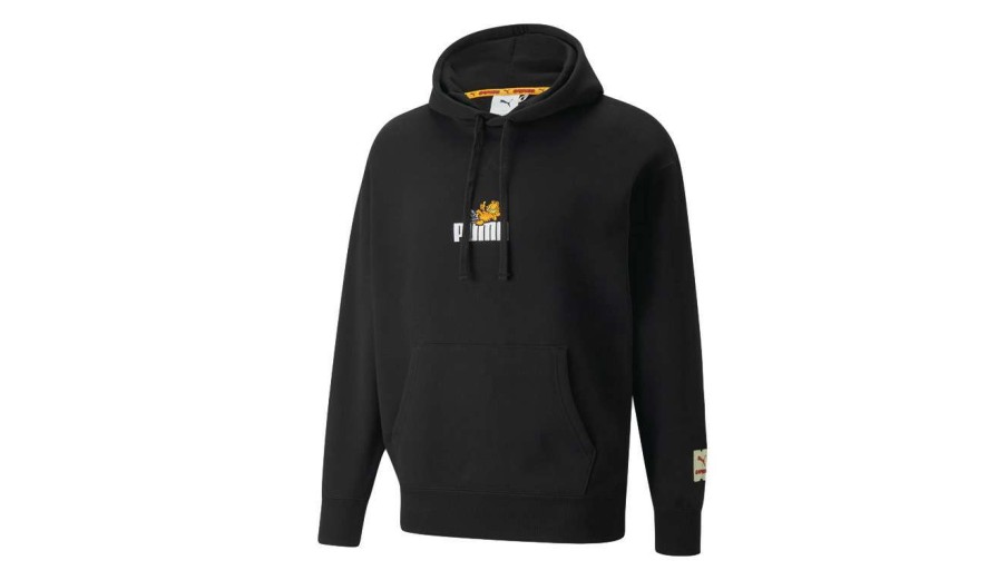 Clothing * | Puma X Garfield Men'S Hoodie New Threads Black