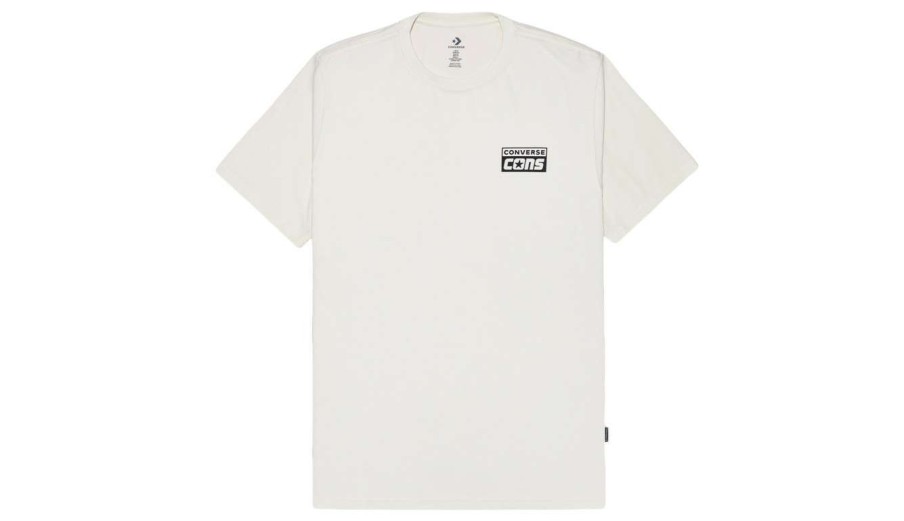 Clothing * | Converse Cons Short Sleeve Tee Outlet White