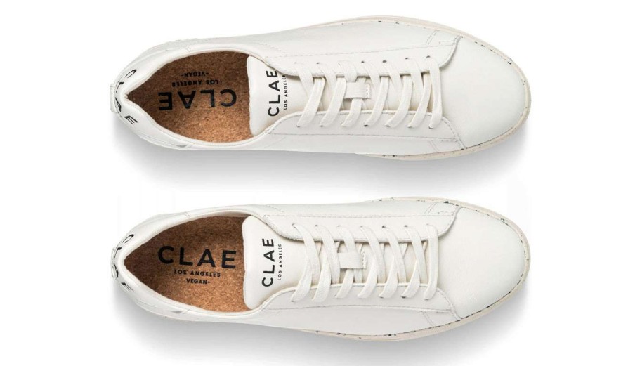 Men * | Clae Bradley Off Vegan Chips Outlet Sale White