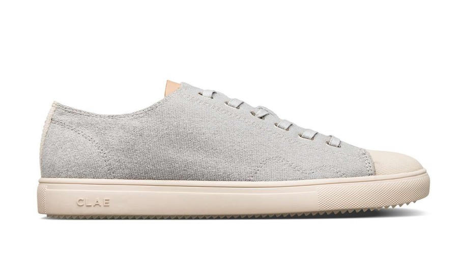 Men * | Clae Herbie Textile Micro Recycled Terry Crazy Deals Grey