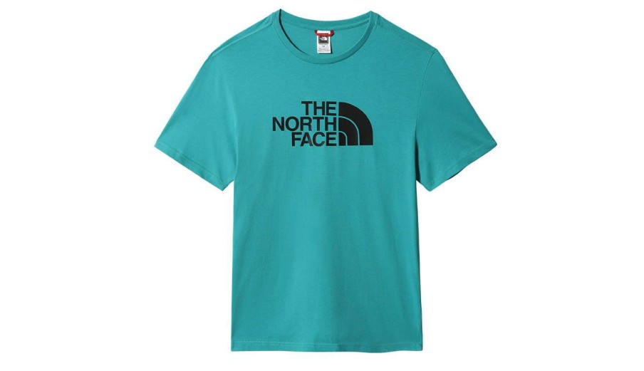 Clothing * | The North Face M S/S Easy Tee Best Sale Turquoise