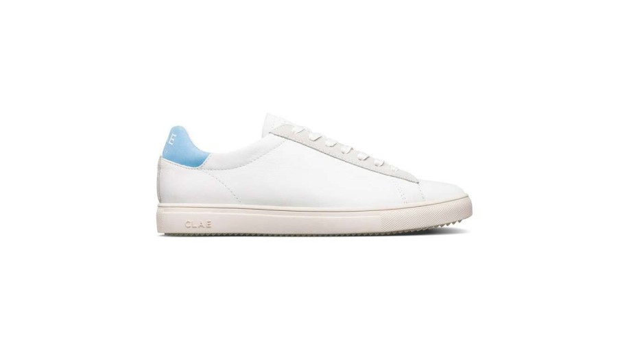 Men * | Clae Bradley Milled Leather Blue Online White