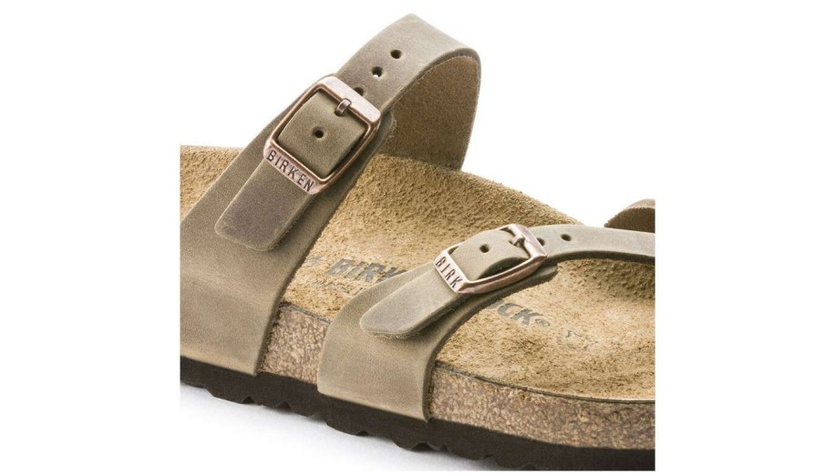 Men * | Birkenstock Mayari Fl Tabacco Brown Regular Fit Popular Grey