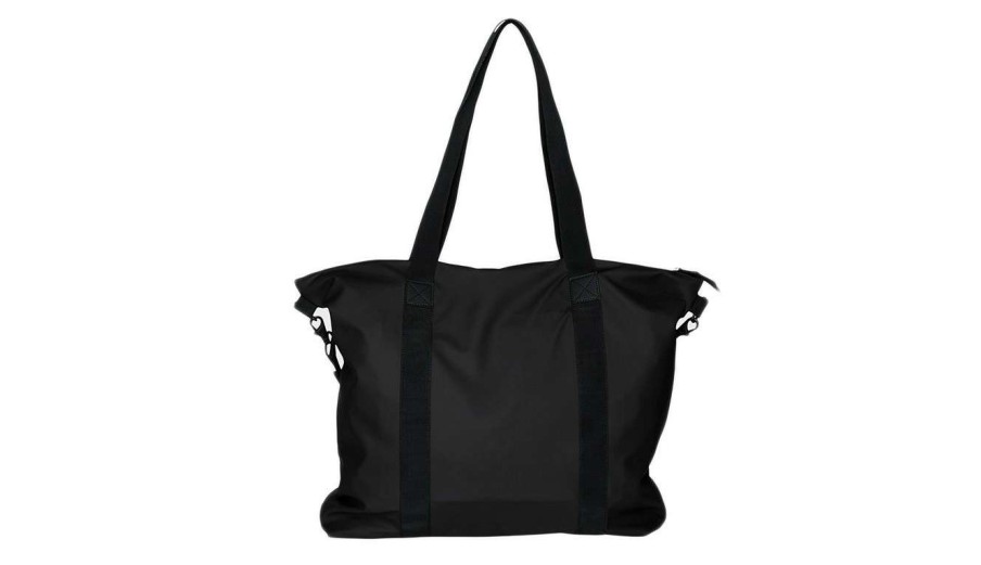 Bags * | Rains Tote Bag Discounts Black