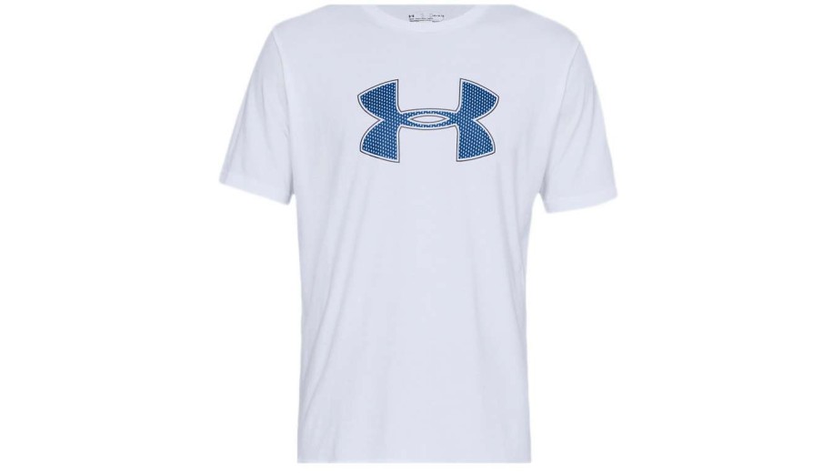 Clothing * | Under Armour Logo Short Sleeve T-Shirt Top Sellers White