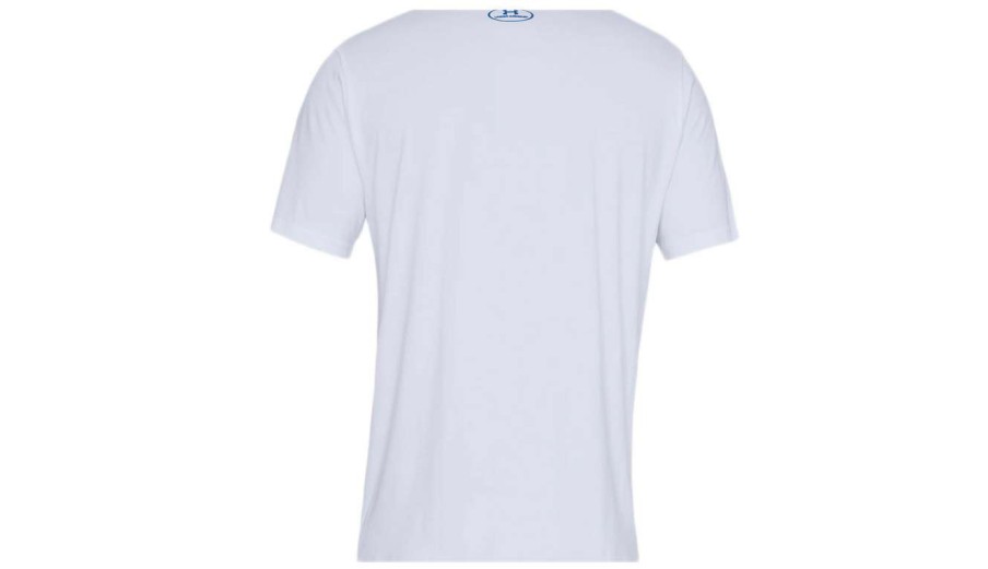 Clothing * | Under Armour Logo Short Sleeve T-Shirt Top Sellers White