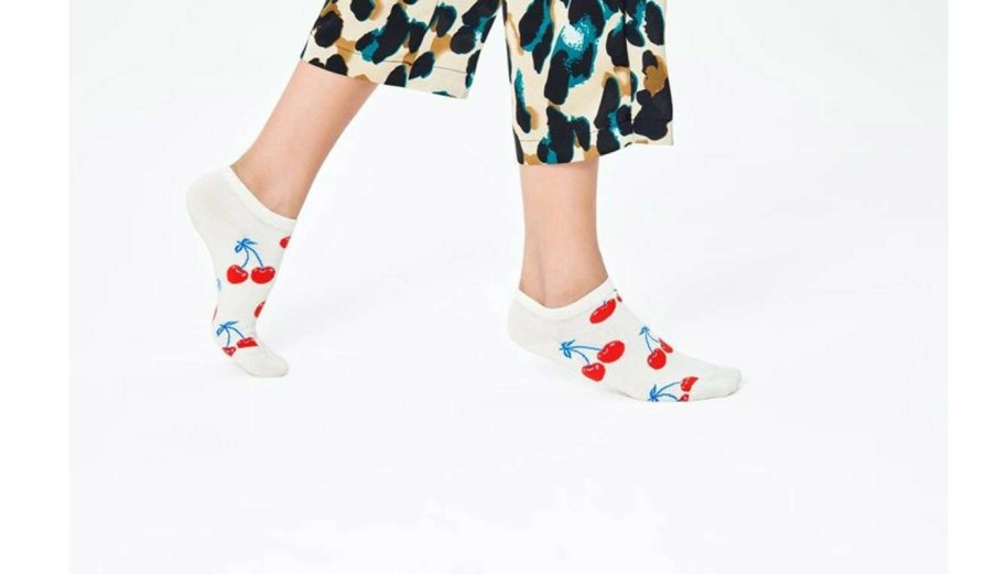 Clothing * | Happy Socks Cherry Low Sock Sale Multicolor