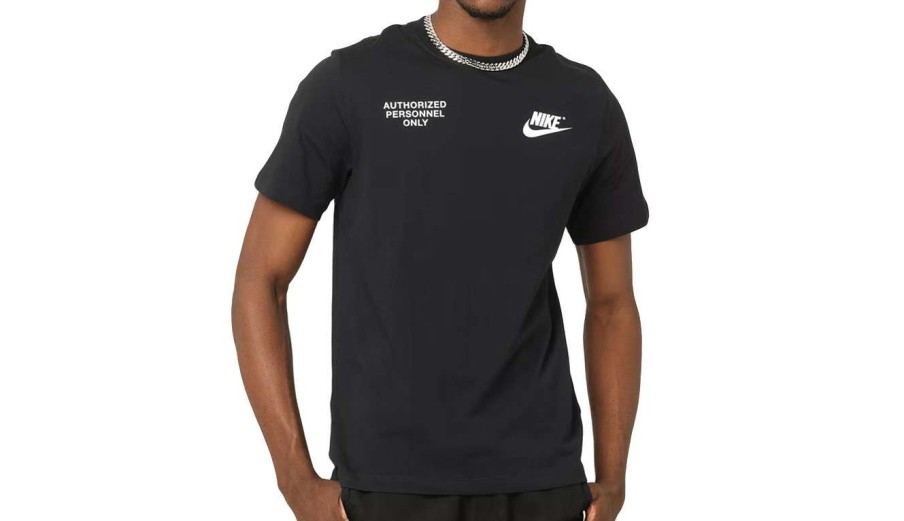 Clothing * | Nike Sportswear Tech Authorised Personnel T-Shirt Fashion Black