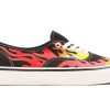 Men * | Vans Ua Authentic 44 Dx Epic Flame Crazy Deals Black