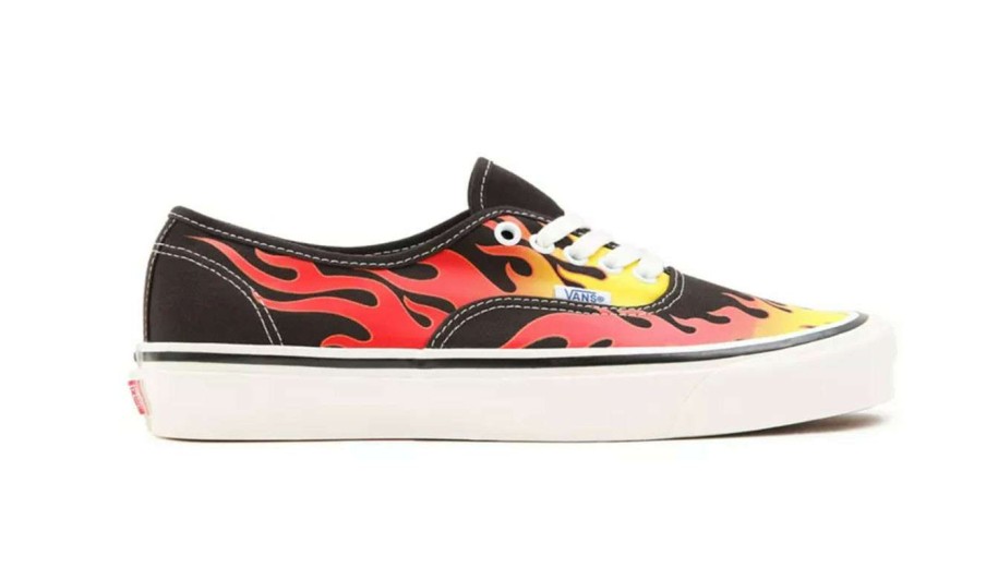 Men * | Vans Ua Authentic 44 Dx Epic Flame Crazy Deals Black