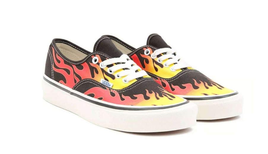 Men * | Vans Ua Authentic 44 Dx Epic Flame Crazy Deals Black