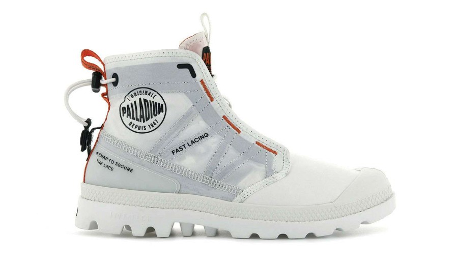 Men * | Palladium Pampa Travel Lite Best Choice White