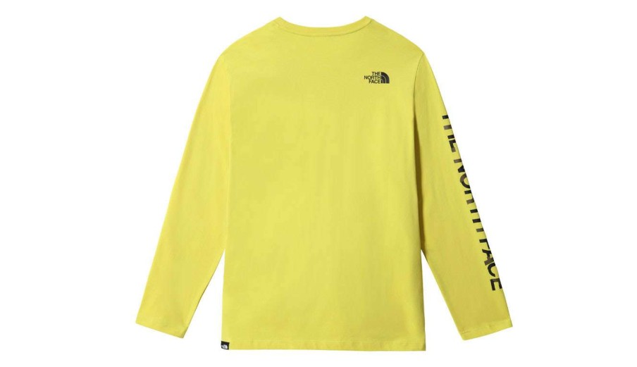 Clothing * | The North Face M Coordinates L/S Tee Acid Reliable Quality Yellow